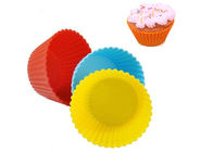 Φόρμες κέικ σιλικόνης προϊόντων πρώτης ανάγκης ψησίματος βαθμού τροφίμων/φόρμα Cupcake σιλικόνης