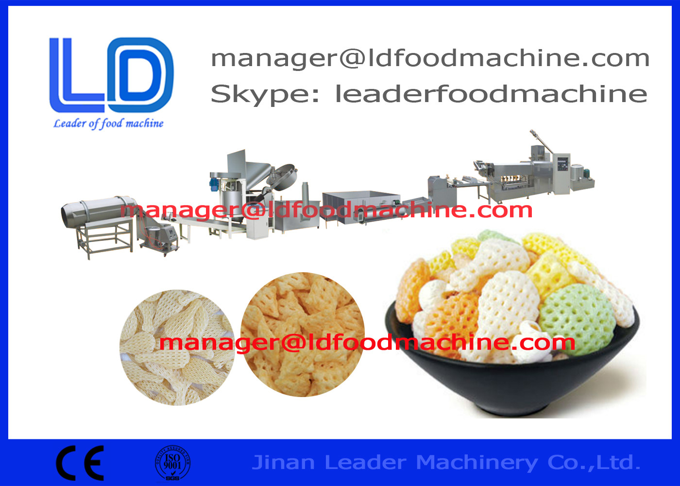 Τρισδιάστατα μηχανήματα σβόλων πρόχειρων φαγητών δημητριακών προγευμάτων με τη βίδα 38CrMoAL