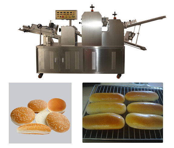 Διπλή ζύμη ψωμιού κυλίνδρων που κατασκευάζει τη μηχανή για τη γραμμή παραγωγής αρτοποιείων χοτ-ντογκ